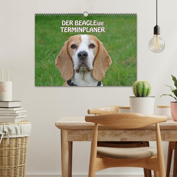 Produktbild: DER BEAGLEige TERMINPLANER (Wandkalender 2026 DIN A3 quer), CALVENDO Monatskalender