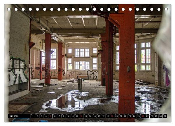 Produktbild: Industrie-Kultur 2026 (Tischkalender 2026 DIN A5 quer), CALVENDO Monatskalender