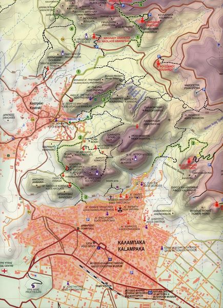 Produktbild: Topografische Bergwanderkarte 4.21. Meteora 3D 1:10 000
