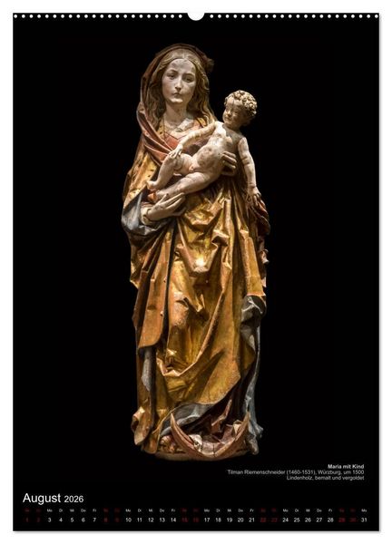 Produktbild: Maria - Mutter Gottes (Wandkalender 2026 DIN A2 hoch), CALVENDO Monatskalender