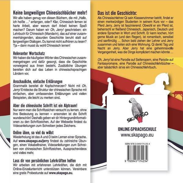 Produktbild: Gibas, P: Oh, Jerry! Chinesischkurs f&uuml;r Anf&auml;nger (A1-A2). Ch