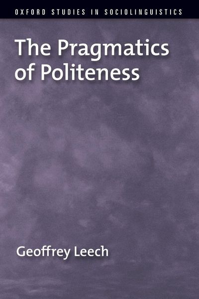 Produktbild: The Pragmatics of Politeness