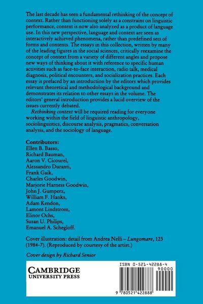 Produktbild: Rethinking Context