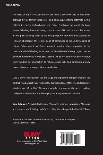 Produktbild: Statement on the True Relationship of the Philosophy of Nature to the Revised Fichtean Doctrine