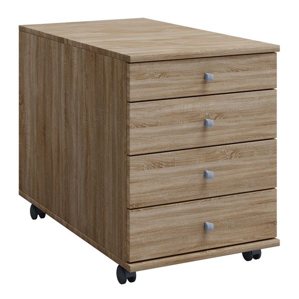 Produktbild: Rollcontainer B&uuml;rocontainer Schublade Lona 75 cm