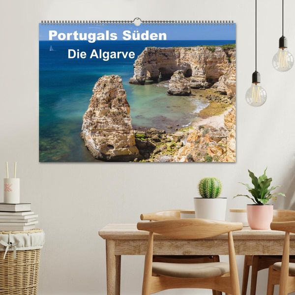 Produktbild: Portugals S&uuml;den - Die Algarve (Wandkalender 2026 DIN A2 quer), CALVENDO Monatskalender