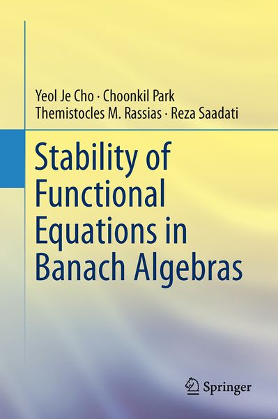 Produktbild: Stability of Functional Equations in Banach Algebras