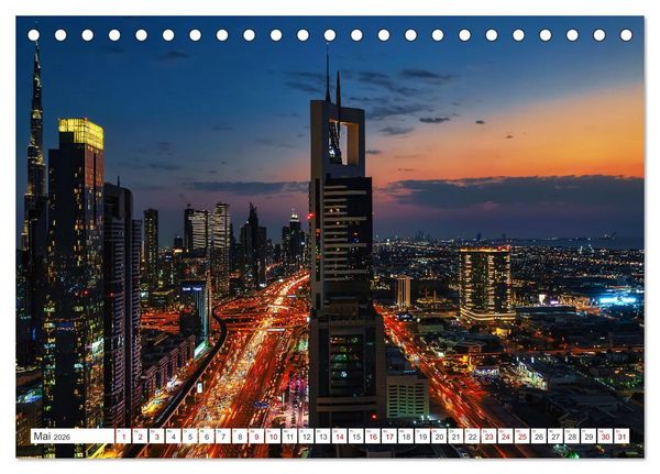 Produktbild: Dubai - Das achte Weltwunder (Tischkalender 2026 DIN A5 quer), CALVENDO Monatskalender