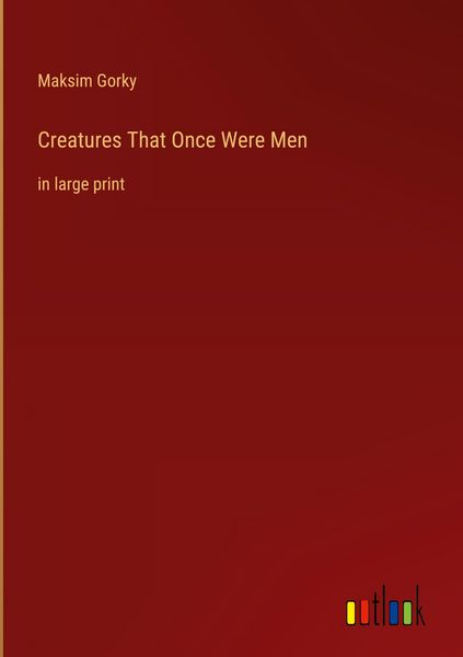 Produktbild: Creatures That Once Were Men