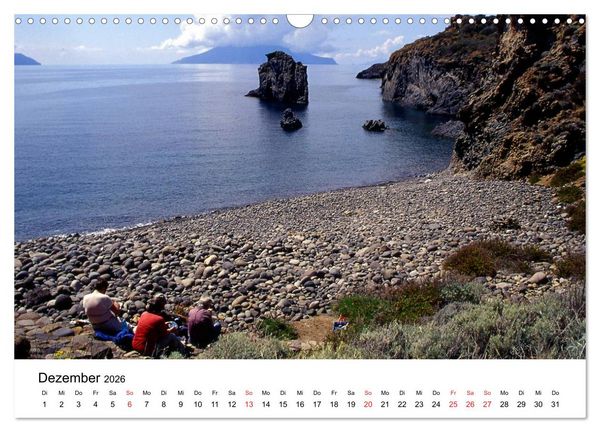 Produktbild: Die Liparischen Inseln (Wandkalender 2026 DIN A3 quer), CALVENDO Monatskalender