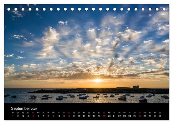 Produktbild: Faszination Meer und Wolken (Tischkalender 2027 DIN A5 quer), CALVENDO Monatskalender
