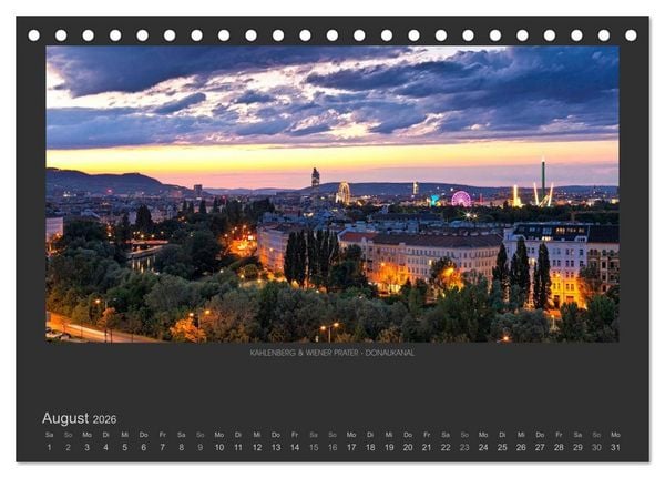 Produktbild: WIEN - EINE STADT VON WELT (Tischkalender 2026 DIN A5 quer), CALVENDO Monatskalender