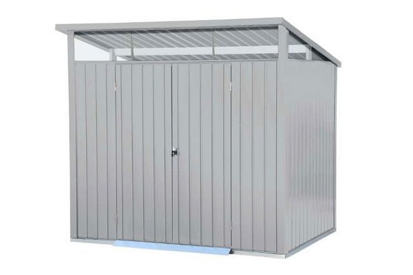 Produktbild: Metall Ger&auml;tehaus 249x231 Gartenhaus Fl&uuml;gelt&uuml;r