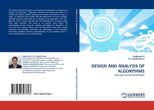 Produktbild: DESIGN AND ANALYSIS OF ALGORITHMS