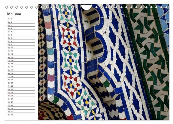 Produktbild: Marokko in Farbe (Wandkalender 2026 DIN A4 quer), CALVENDO Monatskalender