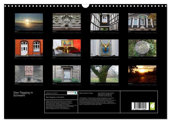 Produktbild: Geo-Tagging in Schwelm (Wandkalender 2026 DIN A3 quer), CALVENDO Monatskalender