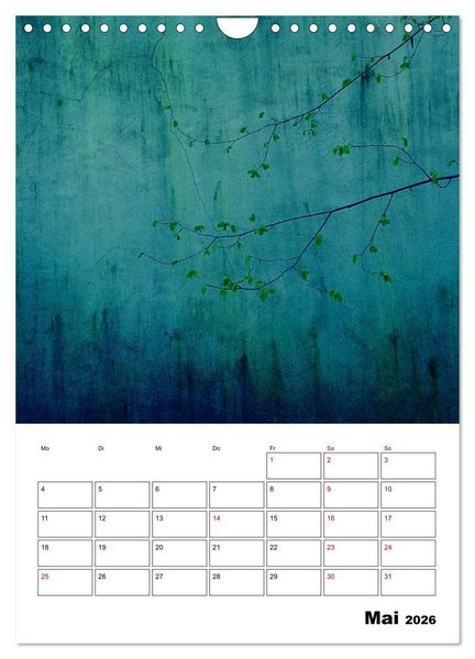 Produktbild: Mauerbl&uuml;mchen - Poesie im Allt&auml;glichen als Monatsplaner (Wandkalender 2026 DIN A4 hoch), CALVENDO Monatskalender