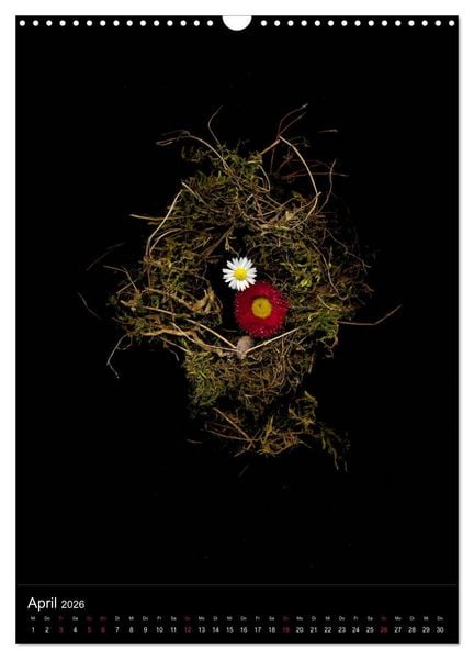 Produktbild: Blumen bei Nacht (Wandkalender 2026 DIN A3 hoch), CALVENDO Monatskalender