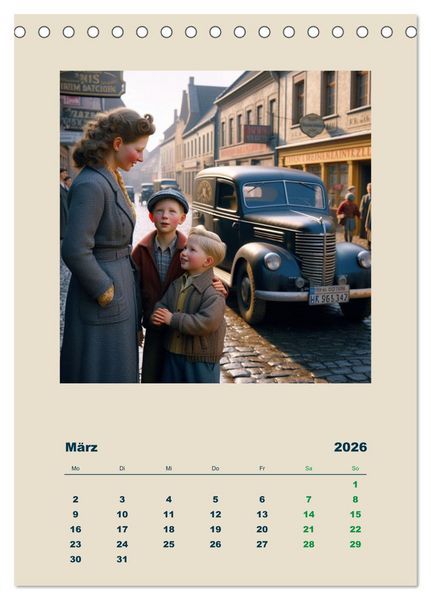 Produktbild: Gute alte Zeit der sechziger Jahre (Tischkalender 2026 DIN A5 hoch), CALVENDO Monatskalender