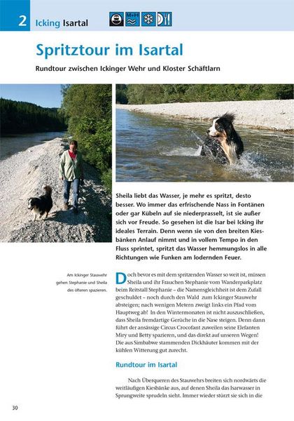 Produktbild: Die sch&ouml;nsten Wanderungen mit Hunden