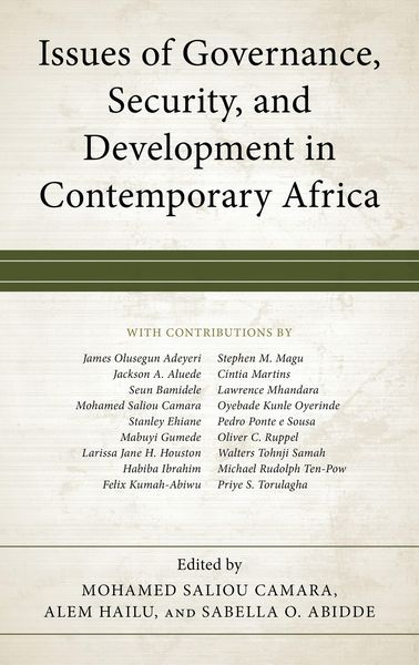 Produktbild: Issues of Governance, Security, and Development in Contemporary Africa