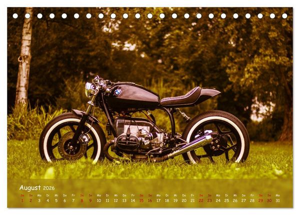 Produktbild: Custombikes 2026 (Tischkalender 2026 DIN A5 quer), CALVENDO Monatskalender