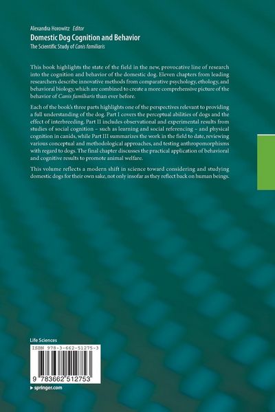 Produktbild: Domestic Dog Cognition and Behavior