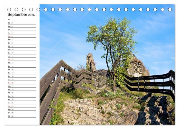 Produktbild: Tschechien - Die Burg Strekov (Tischkalender 2026 DIN A5 quer), CALVENDO Monatskalender