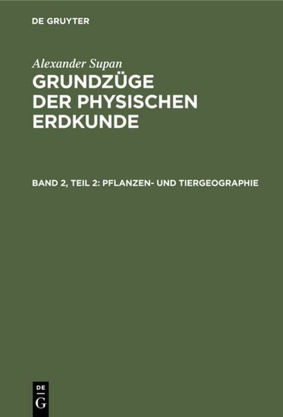 Produktbild: Pflanzen- und Tiergeographie