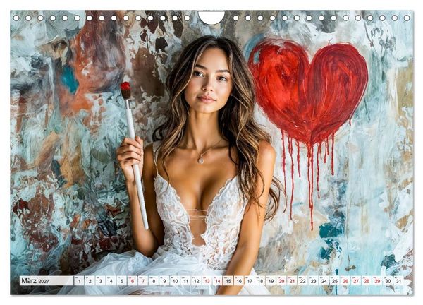 Produktbild: Trash The Dress - Brautshooting mit Action (Wandkalender 2027 DIN A4 quer), CALVENDO Monatskalender
