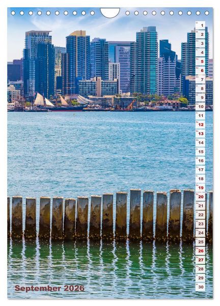 Produktbild: FASZINATION USA Urbanes und Naturhighlights (Wandkalender 2026 DIN A4 hoch), CALVENDO Monatskalender