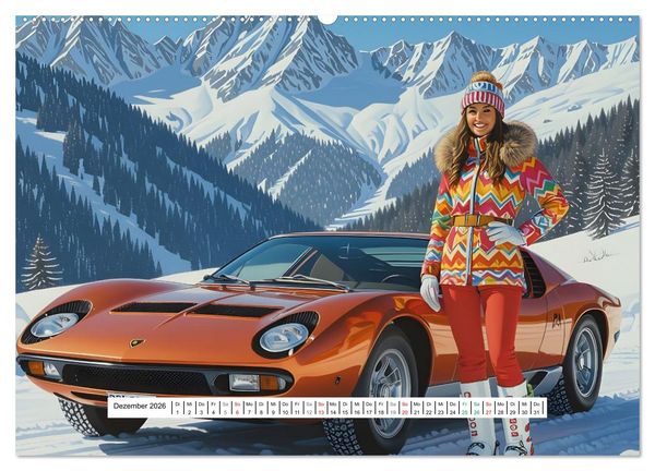 Produktbild: Lack und Leinwand (hochwertiger Premium Wandkalender 2026 DIN A2 quer), Kunstdruck in Hochglanz