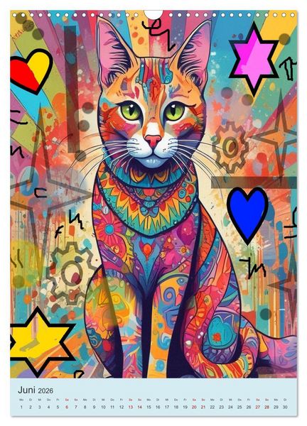 Produktbild: Meine Katze ist der Chef (Wandkalender 2026 DIN A3 hoch), CALVENDO Monatskalender