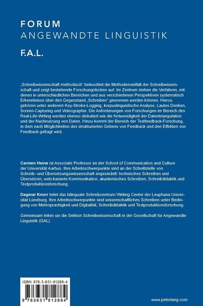 Produktbild: Schreibwissenschaft methodisch