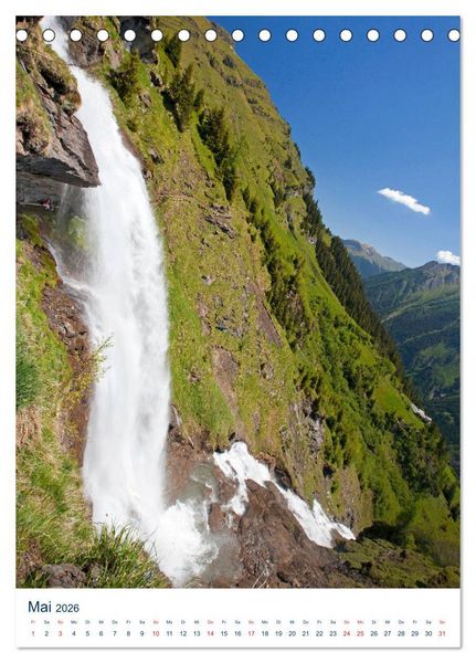 Produktbild: Sch&ouml;ner Wasserfall (Tischkalender 2026 DIN A5 hoch), CALVENDO Monatskalender