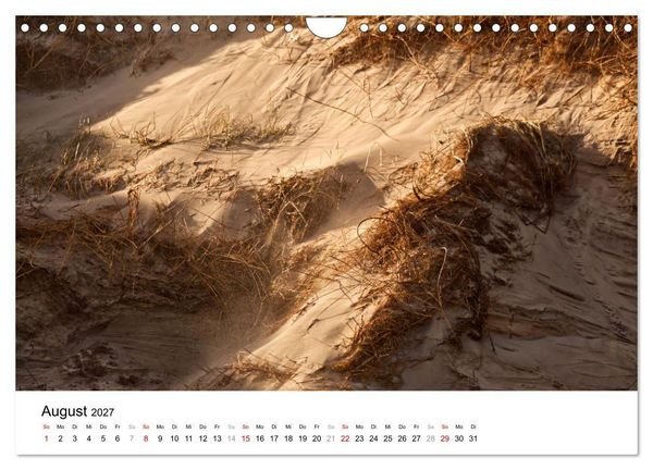 Produktbild: D&uuml;nenmomente - Ein Tag in den D&uuml;nen Nordj&uuml;tlands (Wandkalender 2027 DIN A4 quer), CALVENDO Monatskalender
