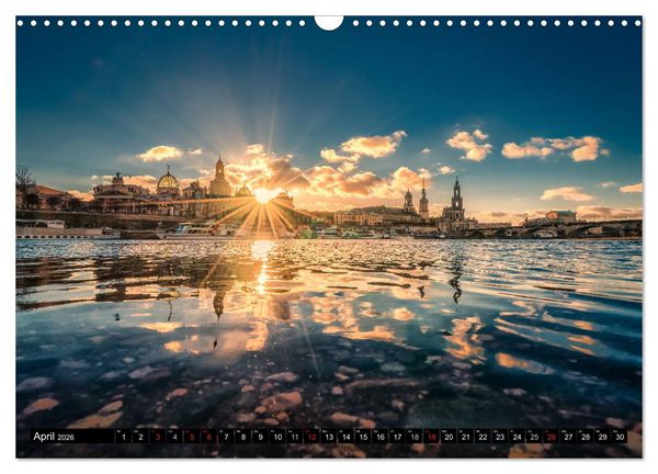 Produktbild: Barockperle Dresden (Wandkalender 2026 DIN A3 quer), CALVENDO Monatskalender