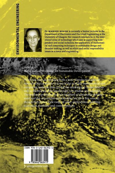 Produktbild: Mathematical Modelling for Sustainable Development