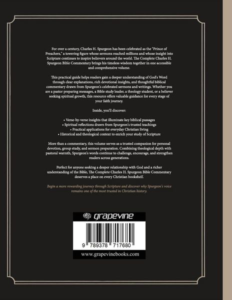 Produktbild: The Complete Charles H. Spurgeon Bible Commentary