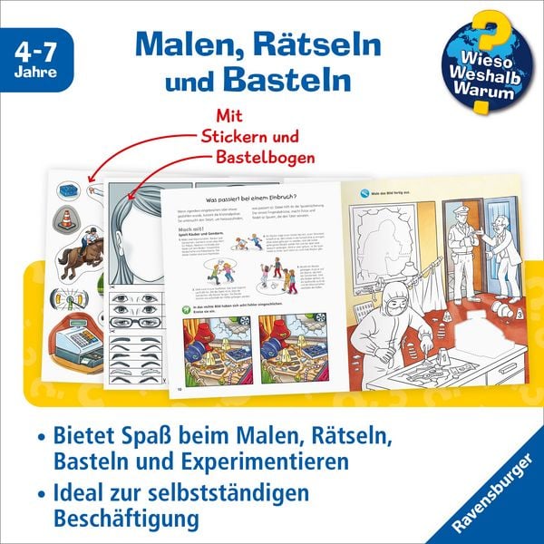 Produktbild: Wieso? Weshalb? Warum? aktiv-Heft - Polizei