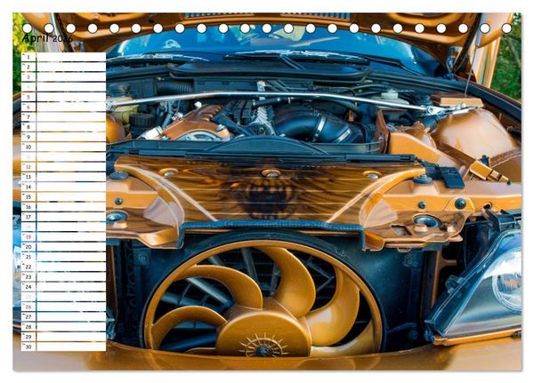 Produktbild: Tuning Power (Tischkalender 2026 DIN A5 quer), CALVENDO Monatskalender