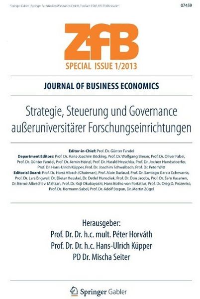 Produktbild: Strategie, Steuerung und Governance au&szlig;eruniversit&auml;rer Forschungseinrichtungen