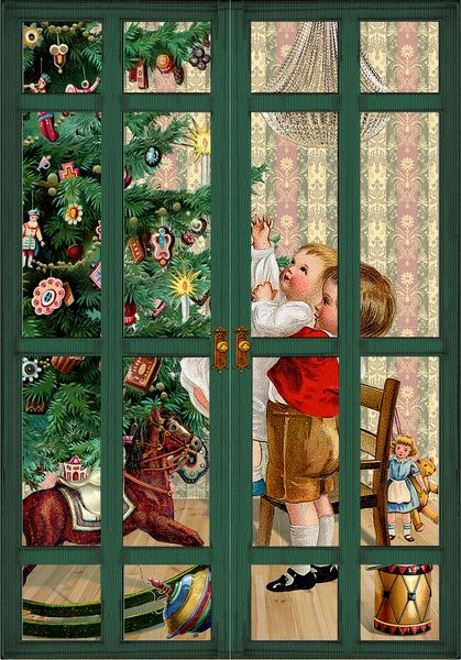 Produktbild: Mini-Adventskalender &ndash; Nostalgische Adventsfenster