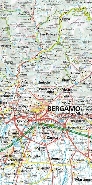 Produktbild: K&uuml;mmerly+Frey Regional-Strassenkarte 2 Lombardei 1:200.000