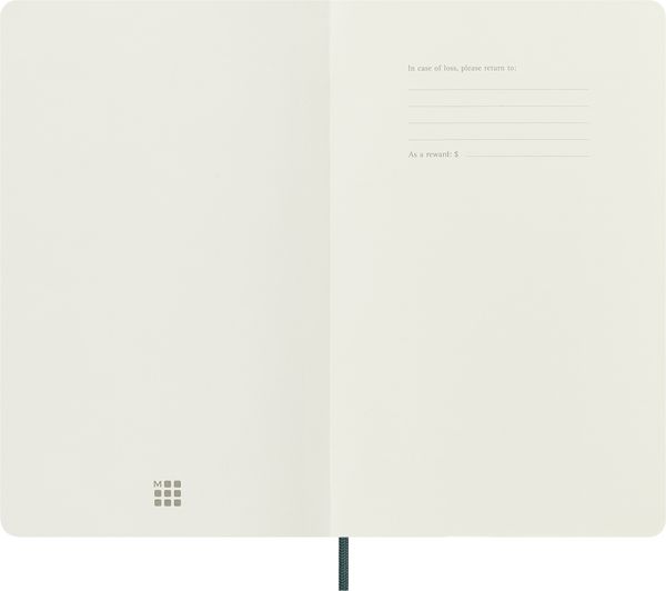 Produktbild: Moleskine Vegea Boa Notizbuch A5 liniert Kt gr&uuml;n in Box