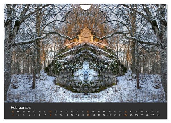 Produktbild: Spiegelwelten - Im Reich der Naturwesen (Wandkalender 2026 DIN A4 quer), CALVENDO Monatskalender