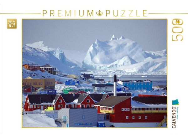 CALVENDO Puzzle Ein Motiv aus dem Kalender Grönland - Der wilde, weiße Westen | 500 Teile Lege-Größe 48 × 36 cm Foto-Puzzle für Erwachsene