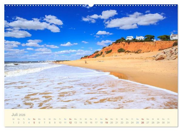 Produktbild: Algarve - Portugals goldene K&uuml;ste (Wandkalender 2026 DIN A2 quer), CALVENDO Monatskalender
