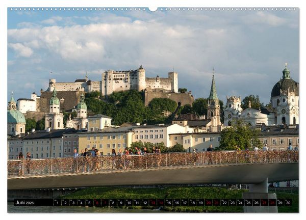 Produktbild: Salzburg - &Ouml;sterreich (hochwertiger Premium Wandkalender 2026 DIN A2 quer), Kunstdruck in Hochglanz