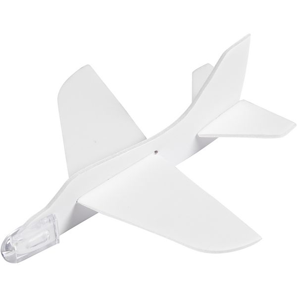 Produktbild: Creativ Company Flugzeug-Sortiment, L 11,5-12,5 cm, B 11-12 cm, Wei&szlig;, 3 Stk
